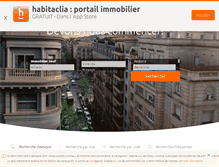 Tablet Screenshot of francaise.habitaclia.com